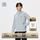 KOLON SPORT/可隆軟殼夾克 男子戶(hù)外運動(dòng)休閑梭織拉絨防風(fēng)防潑水外套 LHJK5SN029-LG 淺灰色 XL 180/100A
