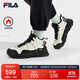 FILA 斐樂中幫加絨老爹鞋女鞋休閑鞋2025冬季保暖厚底運動鞋