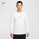 耐克男子透氣長(cháng)袖訓練上衣冬季新款薄絨拼接速干NIKE PRO FB7983 100白/黑 M