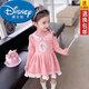 迪士尼（Disney）愛(ài)莎公主裙子愛(ài)莎時(shí)尚新款女童連衣裙春季長(cháng)袖冰雪奇緣毛衣裙針織 愛(ài)紗針織毛衣裙(粉色) 110 (1米左右的寶寶)