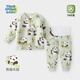 童戀初心寶寶秋衣套裝秋冬季純棉嬰兒分體衣服夾棉保暖內衣男女童秋衣秋褲