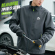 雷薩狼4S店汽修工作服定制沖鋒衣男維修洗車(chē)防水工裝車(chē)企展會(huì )銷(xiāo)售薄外套 【防水透氣】K22深灰 XL