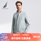 諾帝卡（NAUTICA）【單件直降】男裝春夏款尼龍四面彈防輕濺水立領夾克男JO3111 灰色0BB（231） M