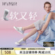 真美詩(shī)董潔同款月光飛行秋季羊皮銀色德訓(xùn)鞋女 銀色 36 