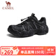 駱駝（CAMEL）【云山】網(wǎng)面戶(hù)外徒步登山休閑丑萌鞋情侶 G15S076104 黑色 42