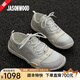 JASONWOOD品牌輕奢男鞋25年新款透氣網(wǎng)面德訓(xùn)鞋駕車鞋軟底百搭徒步鞋子男 白色【正品男鞋】 皮鞋碼 41 (255mm)