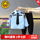 G.DUCKKIDS童裝男童春秋套裝兒童衣服男寶寶春裝警官服男孩cos交警警察衣服 警察服套裝【春秋款】 130 尺碼7~8歲【120-130cm】