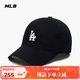 MLB帽子男女軟頂棒球帽張凌赫明星同款運動(dòng)鴨舌帽3ACP7701N-07BKS-F