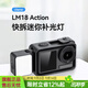 優(yōu)籃子【Ulanzi】大疆靈眸DJI Osmo Action5Pro/4磁吸自拍桿三腳架掛脖支架金屬兔籠云臺底座拍照配件 大疆Action5/4/3·迷你補光燈