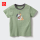 優(yōu)衣庫嬰幼兒寶寶UT MAGIC FOR ALL印花短袖T恤475695 53 草綠色 100