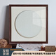 木質(zhì)立體卡紙圓形空白免裝裱畫(huà)框自制手寫(xiě)國畫(huà)書(shū)法自裝裱畫(huà)框禮物 胡桃框【白色宣紙】 *1 外框28×28cm【圓直徑20cm】