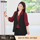 MsShe【輕職場】大碼女裝2025新款秋裝胖mm職業(yè)通勤V領馬甲外套女 馬甲-黑色現(xiàn)貨 2XL