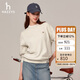 哈吉斯（HAZZYS）女裝寬松衛衣女ABTSE0BCX02 乳白色IV 160/84A38