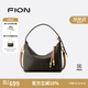菲安妮（FION）時(shí)尚小眾經(jīng)典印花斜挎包上班通勤手提包生日禮物