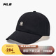 MLB棒球帽子秋夏時尚小LOGO軟頂鴨舌帽休閑送禮3ACPB045N-50BKS