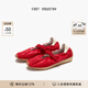FOOT INDUSTRY 足下工業(yè) 「2025新款」 瑪麗珍紅色魔術(shù)貼休閑舒適薄底女鞋夏季 中國紅/古白色 （建議拍大一碼） 38