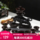 澳爵斯 可自動(dòng)出水 創(chuàng  )意功夫茶具套裝 紫砂陶瓷 整套茶杯茶壺茶道 06款：牛氣沖天-窯變