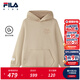 FILA X 彼得兔聯(lián)名斐樂(lè )兒童童裝上衣2025年冬新款男大童連帽衛衣 石砂卡其-LK 150