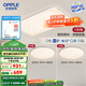 歐普（OPPLE）照明led吸頂燈智能現(xiàn)代奶油風(fēng)LED照明護(hù)眼燈具燈飾滿天星 呵護(hù)光2代A1【2室1廳-3燈】