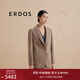 ERDOS【圓機(jī)羊絨】無(wú)染色一?？畚鞣馓咨虅?wù)休閑職場(chǎng)女西裝 大地駝 170/88A/L