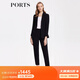 PORTS寶姿西裝外套女春秋女士修身職業(yè)套裝三醋酸西服女上衣 黑色-3 XS (2)