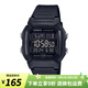 卡西歐（CASIO）手表 復古小方塊 學生多功能防水 戶外運動電子表 情侶表 W-800H-1B