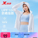 特步防曬衣女薄外套防紫外線(xiàn)連帽上衣針織戶(hù)外涼感冰絲