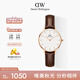 丹尼爾惠靈頓（DanielWellington）DW女表皮革表帶28mm歐美簡(jiǎn)約風(fēng)時(shí)尚石英手表七夕禮物DW00100231