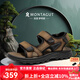 夢(mèng)特嬌（MONTAGUT）涼鞋男夏季新品頭層牛皮防滑平底休閑沙灘鞋男輕便透氣溯溪涼拖鞋 黃棕（皮鞋碼） 41