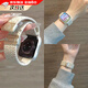 倍秋適用apple watch s10表帶編織iWatch s9腕帶磁吸音樂(lè )小狗蘋(píng)果手表s8表帶s7/s6/s5/se高級ultra配件 星光彩點(diǎn)-聽(tīng)音樂(lè )小狗 44/45/46/49表盤(pán)4~10代/u