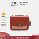 蔻馳（COACH）【專(zhuān)享直降】女士經(jīng)典標志MADISON 單肩包老花迷你斜挎包紅色 B4/棕黃色 銹紅色