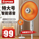 容聲（Ronshen）智能語(yǔ)音取暖器家用節能靜音暗光小太陽(yáng)電暖器落地大號立式電熱扇暖風(fēng)扇 大號【機械款】碳纖維管
