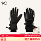 VVC手套男女保暖騎行滑雪手套觸屏加絨戶(hù)外登山曜石黑男【凜冬滑雪】