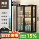 優(yōu)勤廚房置物架調(diào)料架免打孔壁掛墻上家用調(diào)味品儲(chǔ)物掛架多層收納柜子 【標(biāo)準(zhǔn)款】雙層40cm睿智黑【雙開門】