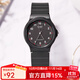 卡西歐手表 學(xué)生運(yùn)動(dòng)簡(jiǎn)約石英小黑表 休閑指針?lè)浪醺咧猩直砥呦ΧY物 MQ-24-1B