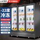領(lǐng)軒全屏立式冷凍展示柜速凍食品冷凍柜海鮮肉類(lèi)水餃丸子低溫柜速凍柜大容量冰柜商用超市冷柜三門(mén)雙門(mén) 定制款【定金詳情聯(lián)系客服】