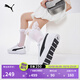 彪馬（PUMA）【小白鞋】增高厚底網(wǎng)球風(fēng)板鞋女復(fù)古休閑鞋 SKYE 374764 白-黑色-02 39