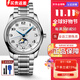浪琴全新瑞士浪琴名匠系列月相商務(wù)休閑自動(dòng)機械皮帶鋼帶男表40/42mm L2.909.4.78.6-銀盤(pán)鋼帶 40mm