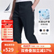 諾帝卡（NAUTICA）【商場(chǎng)同款】男裝春夏款親膚挺闊帶彈休閑長(cháng)褲男PO3121 藏青4NV（231） 33
