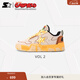 STARTER【聯(lián)名新品】加菲貓聯(lián)名音浪鞋25新款休閑增高鞋子 黃色四季款 37