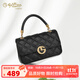 金利來(lái)女包新品單肩包手提包百搭斜挎包送媽媽女朋友禮物 黑色