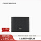EMPORIO ARMANI/阿瑪尼官方旗艦【禮物】新款男士牛皮革荔枝紋錢(qián)夾錢(qián)包卡包秋季 UC001-黑色 均碼