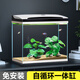 長(zhǎng)銳魚缸一體缸自循環(huán)免換水家用客廳桌面小型金魚缸超白玻璃養(yǎng)魚缸 超白CRV380標(biāo)準(zhǔn)款+小水榕景（真水草）