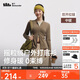 蕉下（beneunder）搖粒絨雙開拉鏈上衣女修身彈力長袖親膚內搭打底衫PM007