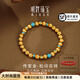 明牌珠寶足金古法黃金綠松石松間吉祥手鏈送禮女AFK0437工費1300 明牌傳家金 約14.97克