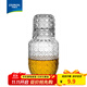 樂唯詩復(fù)古玻璃冷水壺套裝家用涼水壺杯夏季冷飲冰鎮(zhèn)果汁壺加厚冷泡茶壺 DIY飲料一人飲套裝杯子可以當(dāng)蓋
