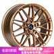 邁斯盾汽車(chē)輪轂715改裝適用星瑞高爾夫思域雅閣奧迪S3路虎SUV寶馬亞洲龍 啞光古銅 18英寸 8.0J