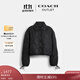蔻馳（COACH）奧萊女士絎縫短夾克 黑色 XS