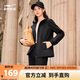 鴻星爾克夾克外套秋季女士防風(fēng)防潑水風(fēng)衣修身短款女子連帽夾克休閑外套