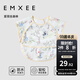 嫚熙（EMXEE）寶寶吃飯罩衣圍兜圍裙防水防臟嬰兒輔食反穿衣飯兜兒童罩衣 愛麗絲森林【短袖款】 90（適合身高80-90cm） 1-2歲
